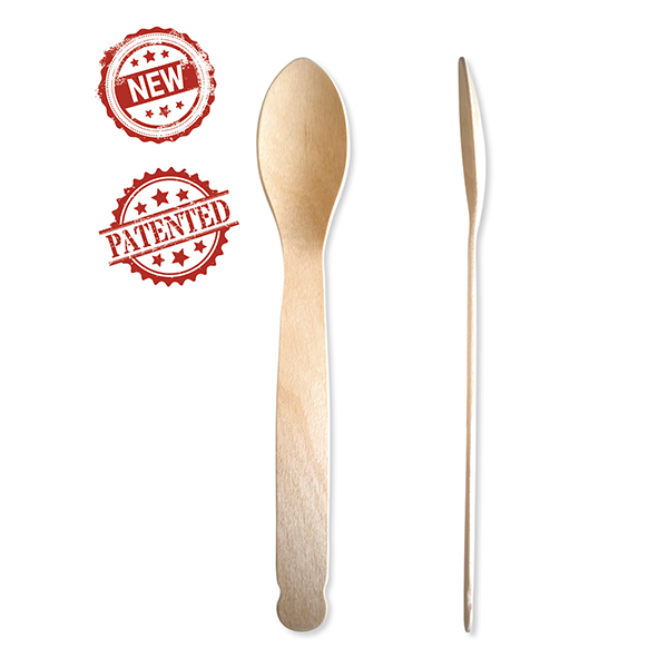 WOODEN FUSION SPOON 200mm+NEW